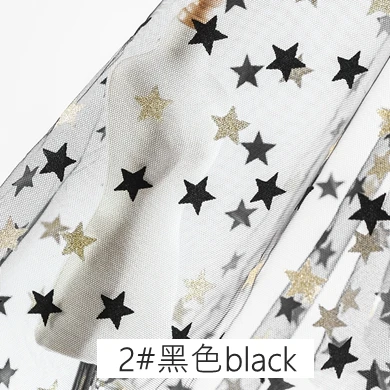 T012-2 black Швейная ткань-пачка в горошек, сетчатая ткань, Флокированная сетчатая ткань, фатиновая юбка, сетчатая ткань для женской блузки и платья, 0,5 ярда/шт., TJ2103 - Цвет: T012-2 black