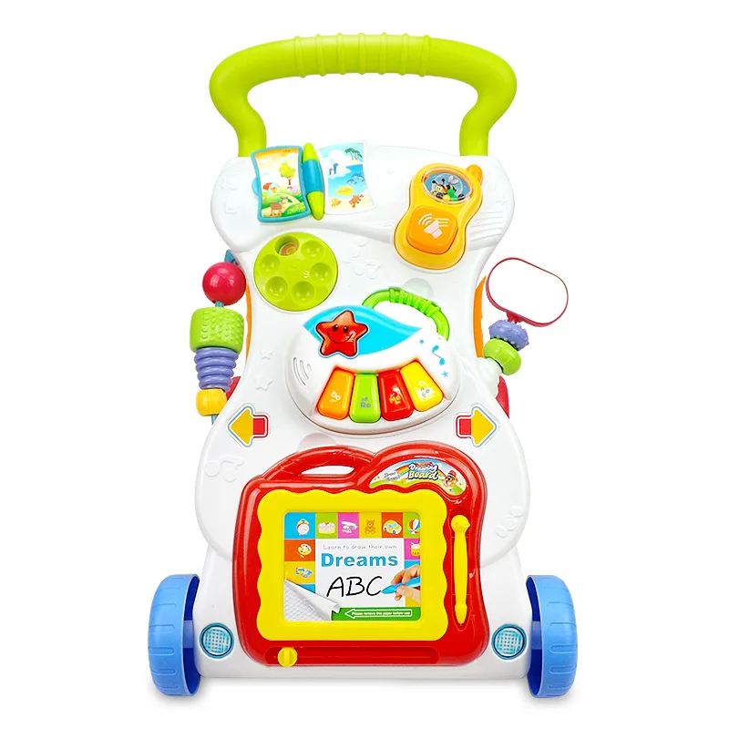 

Baby Walker Cart 0-2-Year-Old Children Baby Multi-functional with Music Adjustable Speed Baby Walker Toy