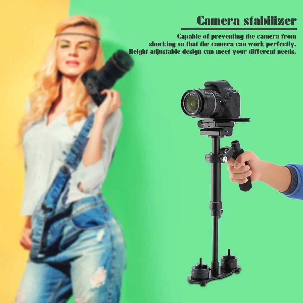 S40 Steadycam масштабируемый из углеродного волокна Ручной Стабилизатор Steadicam для Canon Nikon sony DSLR камера компактная видеокамера