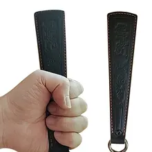 

High Quality EDC Utility Self-Defense Multi-Tool Outdoor Self Defense Leather Pat with 2.2mm Steel Plate
