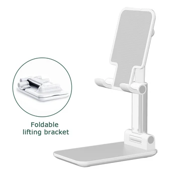 

Foldable Metal Desktop Tablet Holder Table Cell Extend Support Desk Mobile Phone Live Holder Mirror Stand For iPhone iPad Xiaomi
