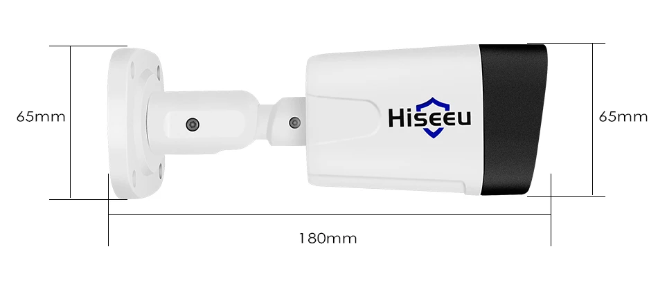 Hiseeu 5MP 2MP камера видеонаблюдения POE IP камера Аудио H.265 1080P наружная Водонепроницаемая камера видеонаблюдения ONVIF для POE NVR P2P