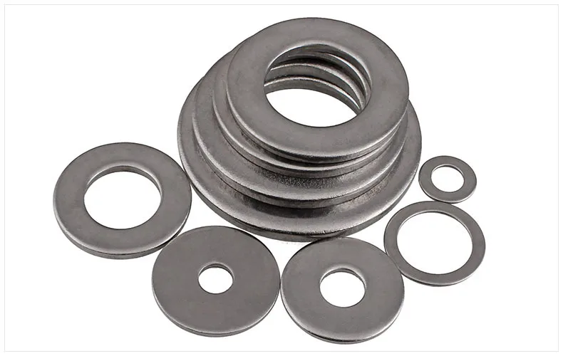 GB848 304 stainless steel flat washer thin washer thickened washer large side small side flat washer meson 50PCS