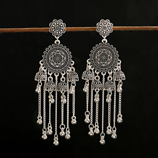 Gold Plated Kundan Jhumka Earrings With Hair Chain / Kundan Earrings /  Indian Jhumka Earrings / Indian Jewelry / Sabyasachi Jewelry - Etsy Norway