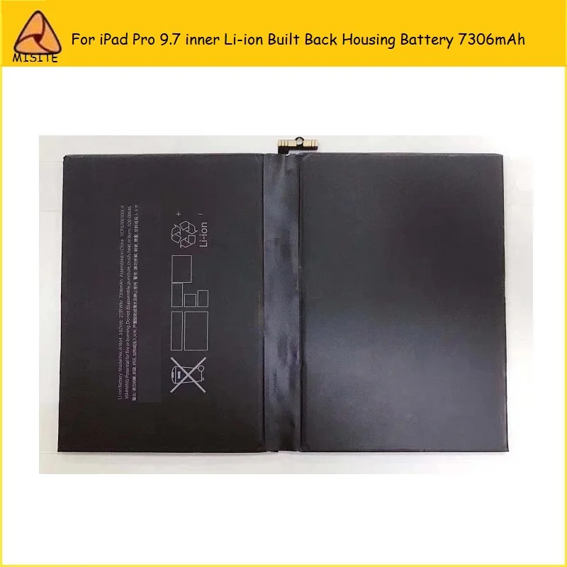 10 шт./лот, аккумулятор для планшета i Pad Pro, 9,7 дюймов, внутренняя литий-ионная батарея со встроенным корпусом, запасные части, 7306 мАч, A1664
