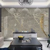 Custom 3D Wallpaper Modern Golden Gray Marble Mural Living Room TV Sofa Luxury Home Decor Wall Painting Papel De Parede Frescoes ► Photo 3/6