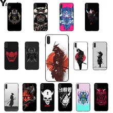 Yinuoda японская самурайская маска они DIY роскошный высококачественный защитный чехол для Apple iPhone 8 7 6 6S Plus X XS MAX 5 5S SE XR чехол