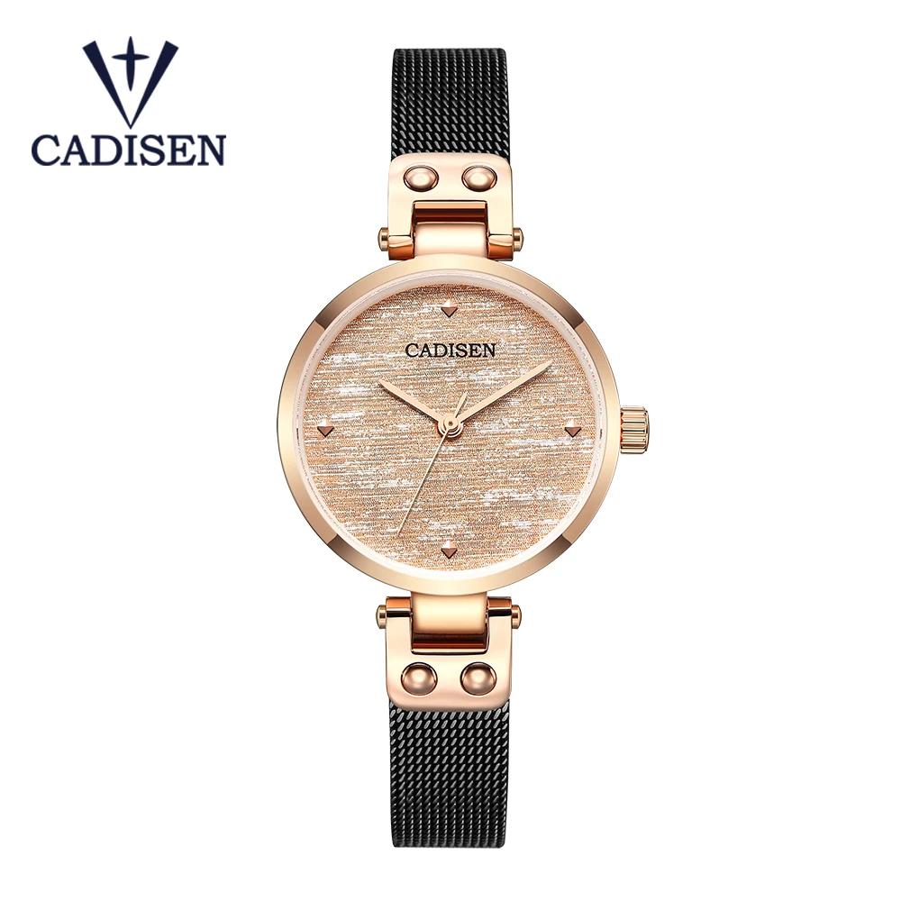 

CADISEN 2020 INS Luxury Women's Watch Brand Women's Quartz Watch Fashion Creative Watch Delicate Bracelet Gift Dress Girl
