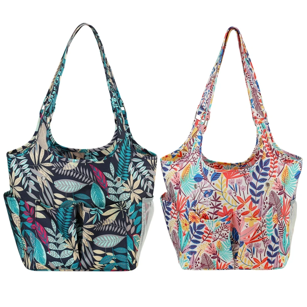 

Knitting Bags For Yarn Arrival Knitting Bag Maple Leaf Printed Bag Sewing Organizer Bag Knitting Accessories