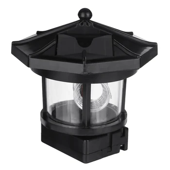 

Tower Solar LED Light 360 Degree Rotating LED Solar Powered Light Auto-charge Outdoor Garden Yard Lawn Home Lighting Decoration