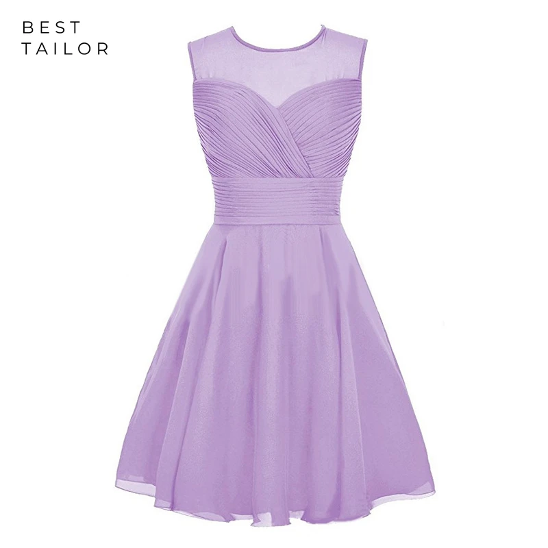 Vestidos de fiesta cortos color lila Clearance