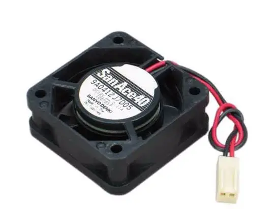 

Двухпроводный охлаждающий вентилятор для сервера Sanyo Denki 9A0412J7D05 DC 12V 0.11A 40x40x15 мм