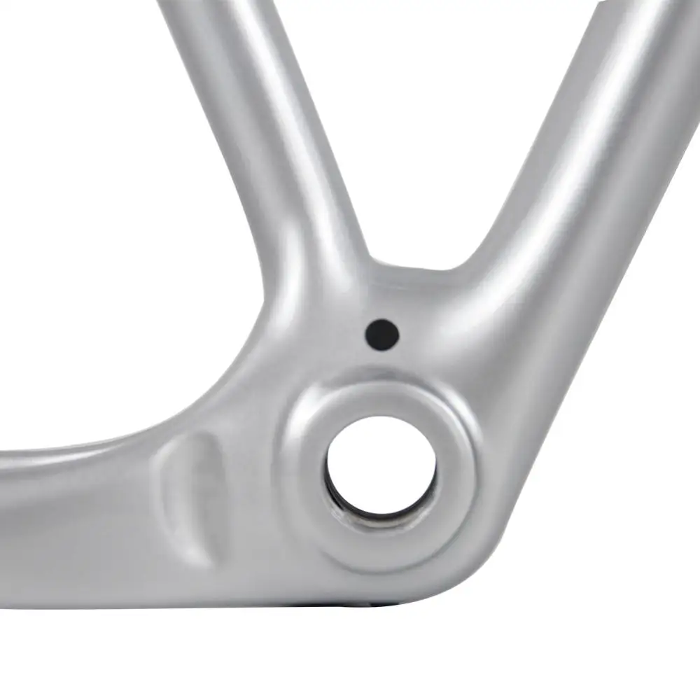 Серебристый металлик углерода MTB Рама 27.5er 29er рама карбоновая для горного велосипеда 650B Hardtailed frame142* 12 мм через ось 15/17/19"