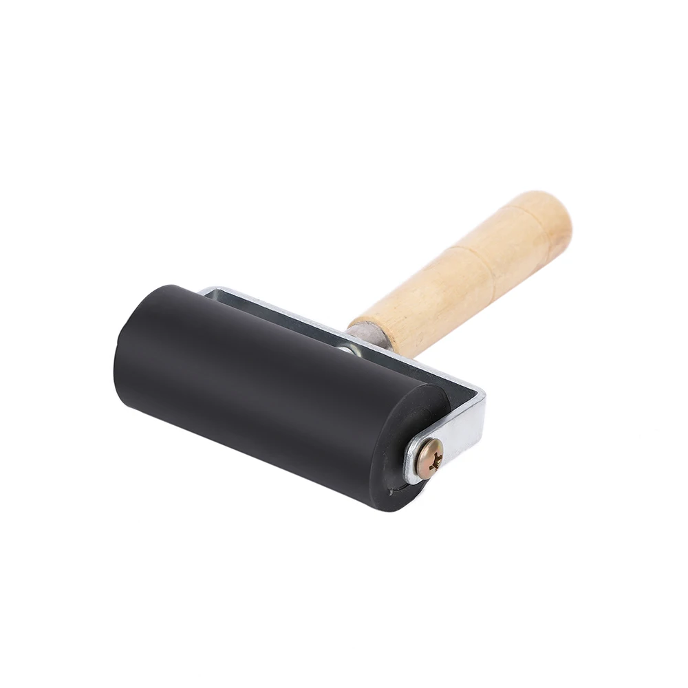 4 Rouleaux Brayer En Caoutchouc - Rouleaux Peinture, Encre Artisanat, Poignée Antidérapante