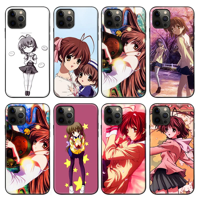 Мягкий чехол Clannad из ТПУ для iPhone 11 12 Pro Mini X XR XS MAX 5 5S 6 6S 7 8 Plus SE 2020 | Мобильные телефоны