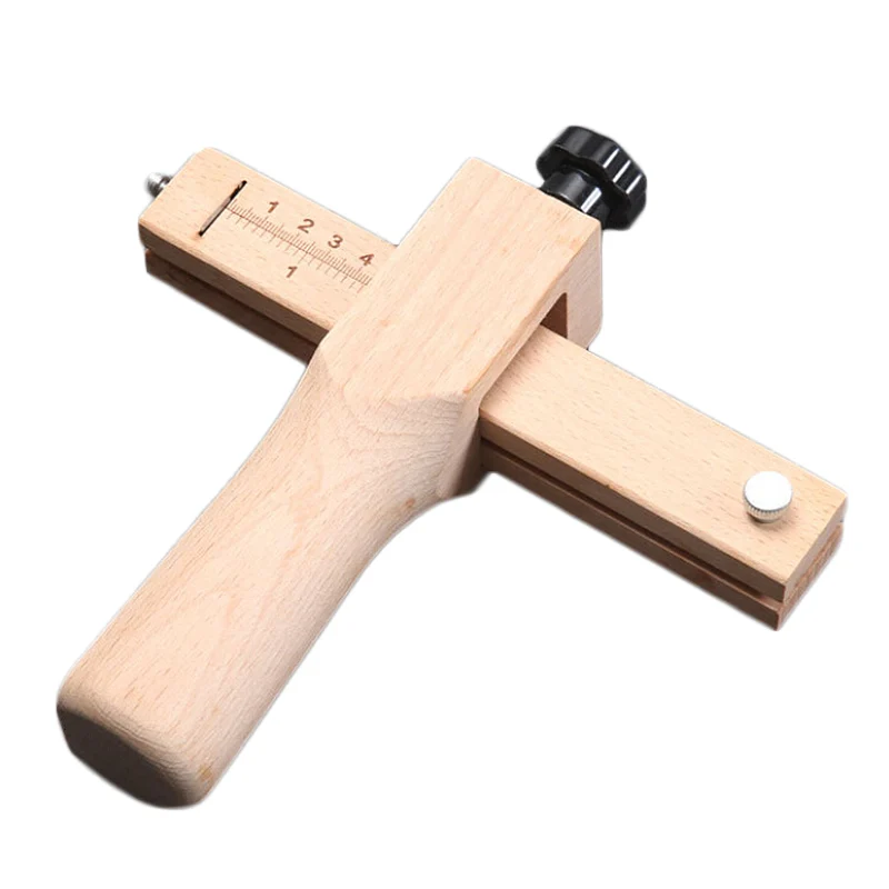 

Leathercraft Strip Belt With 5 Sharp Blades Leather Adjustable DIY Hand Cutting Wooden Strip Cutter Leather Strap Cutter