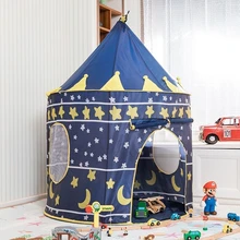 Funtogether детская палатка дом портативный Замок принцессы подарок висящий флаг детская палатка игровая палатка День рождения Рождественский подарок