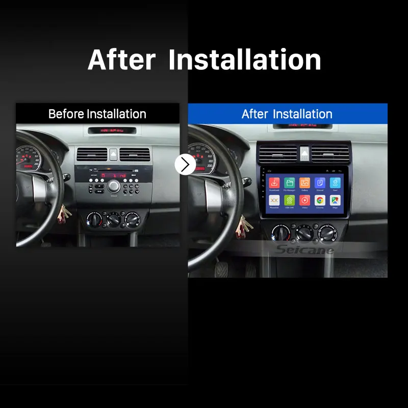US $69.50 Seicane Car Gps Navigation Radio For 2005 2006 2007 2008 2009