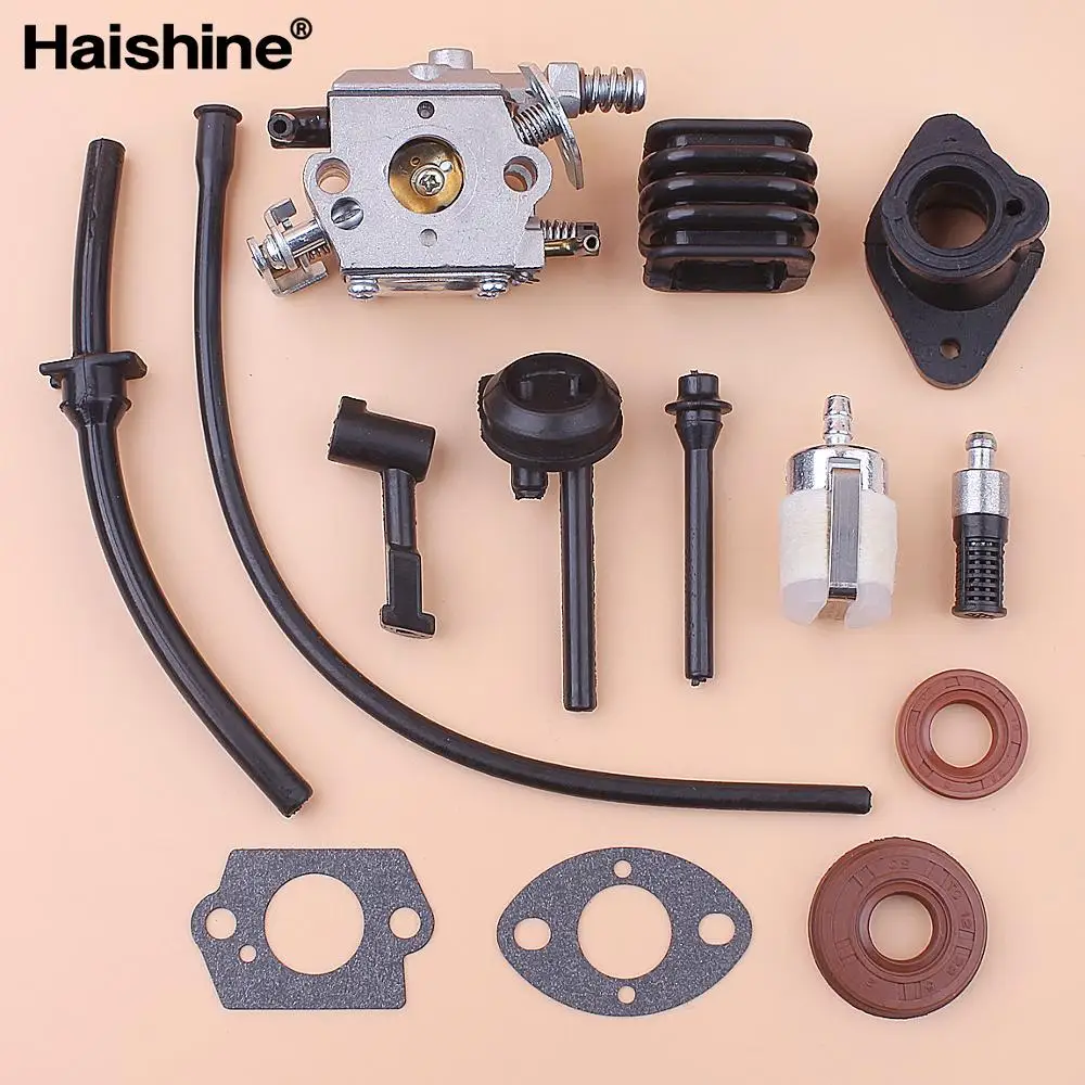 

Carburetor Carb For Chinese Chainsaw 2500 25cc Fuel Oil Filter Line Seal Gasket Set For Chinese 2500 25cc chainsaw nclude 1 x C