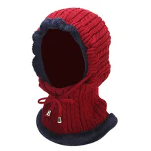 Унисекс флис капюшон шапка зимняя шапочка Лыжная снежная шапка Снуд шарф теплый зимне наушники шапка мягкая Шапка удобная шапочка sombrero mujer#15