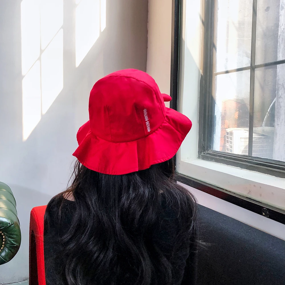 Unisex Summer Foldable Bucket Hat Women Outdoor Sunscreen Cotton Fishing Hunting Cap Summer Hats For Women Anti-UV Visor Gift