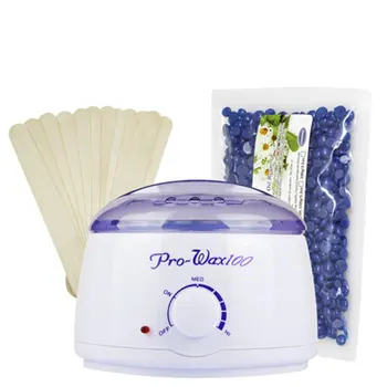 

3PCS/SET Portable Hair Removal Tool Epilator Warmer Wax Heater Set Mini SPA Hand Epilator Feet Paraffin Wax Machine Kit