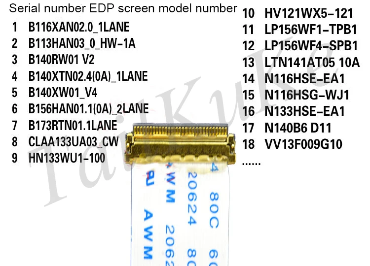 ED2 LVDS к EDP универсальный привод плата LVDS к EDP плата адаптера EDP ЖК-экран Плата передачи сигнала