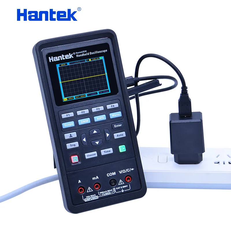 Hantek Ручной осциллограф мультиметр + генератор сигналов 3 в 1 Автомобильный