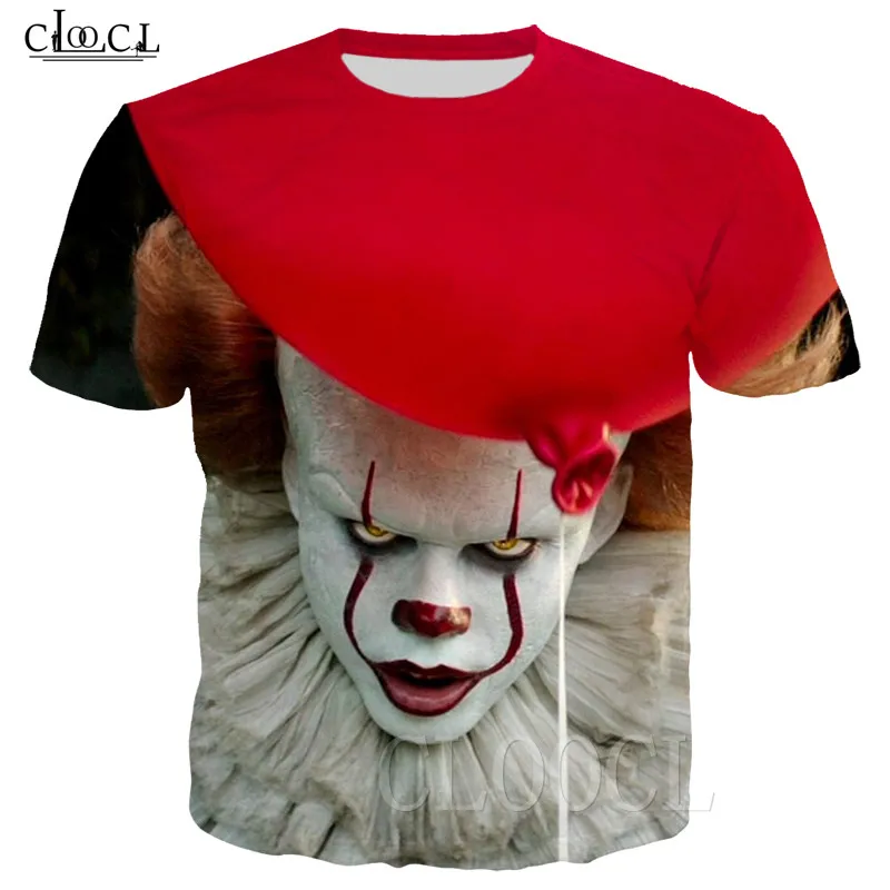 

3D Pennywise Clown IT Chapter 2 T Shirts Hoodie Men Casual Sweatshirt Printed Zipper Hoodie Women Jacket Hip Hop Streetwear Tops
