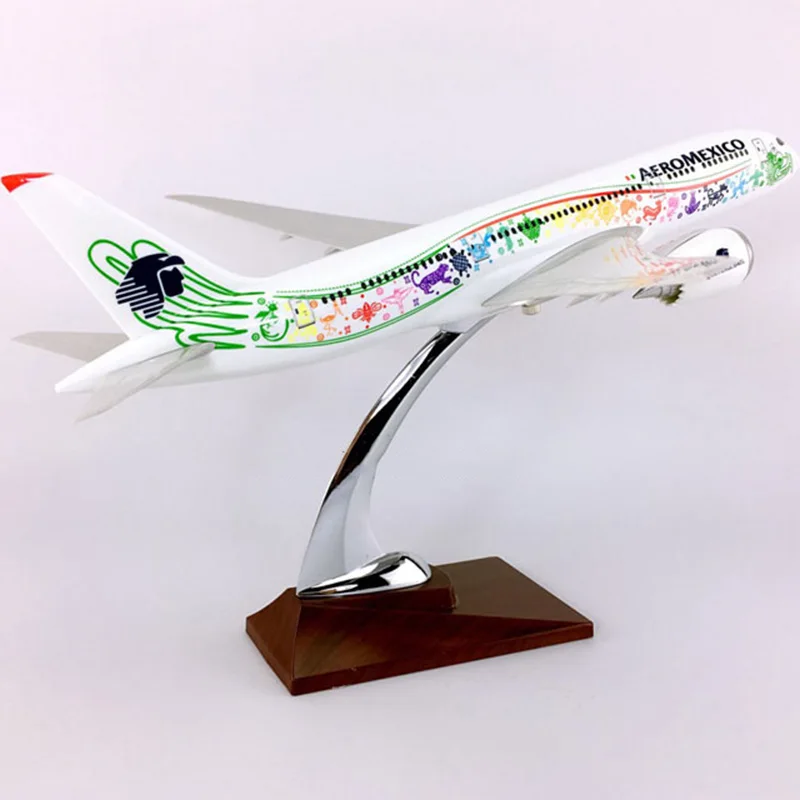 Коллекция дисплеев 1:150 Boeing B787-800 модель aeroexico airbus из металлического сплава 35 см самолет для детей