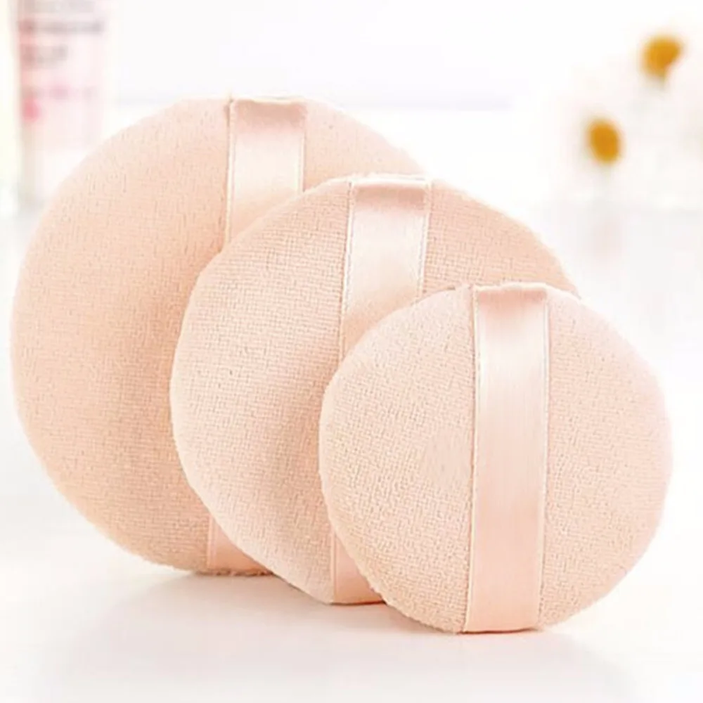 

Menow Face Body Powder Puff Cosmetic Makeup Super Soft Cleansing Make Up Sponge 3 Size