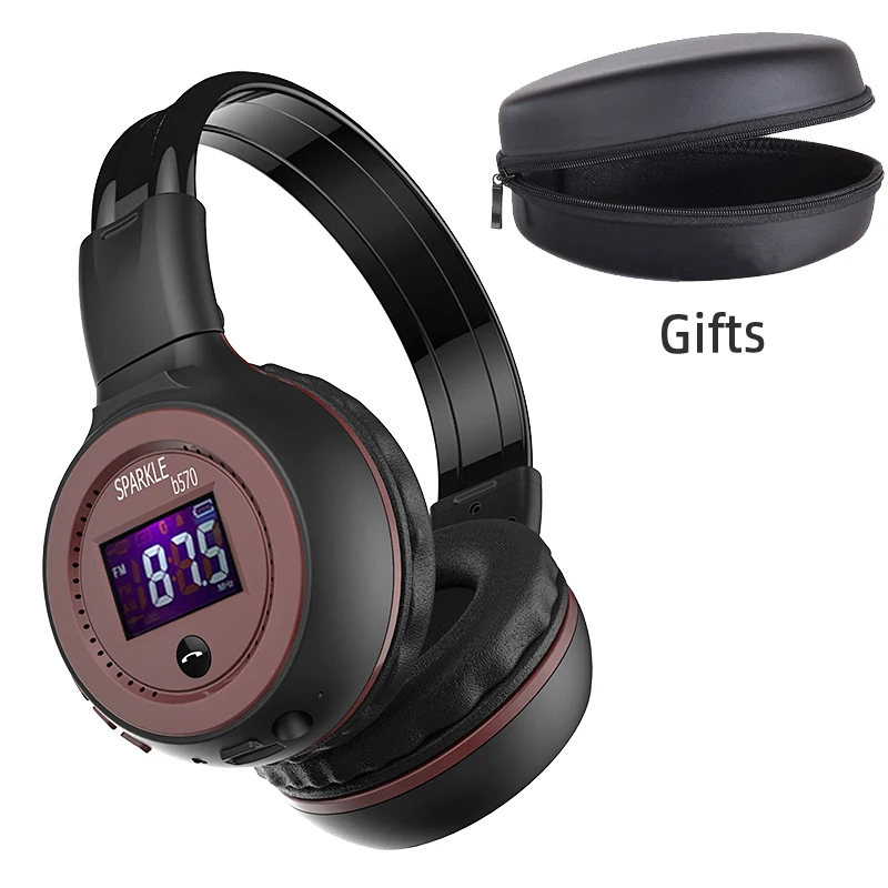 Хорошее качество,, Zealot B570, стерео Беспроводная гарнитура, Bluetooth наушники, повязка на голову, гарнитура с FM TF, светодиодный индикатор для mp3