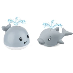 Jouet de bain en forme de dauphin ou baleine, fontaine électrique, modèle de bain, livraison directe, 1 pièce 