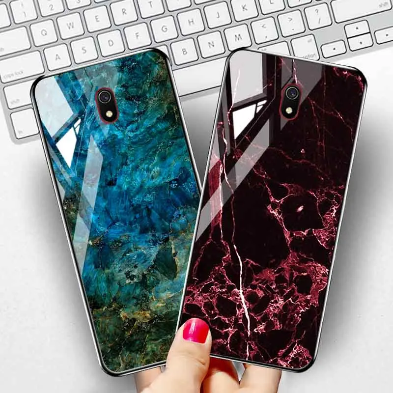 Чехол для Xiaomi Redmi Note 9S 8T 7 8 9 Pro Max 8A чехол из мраморного закаленного стекла Xiomi Mi CC9 10