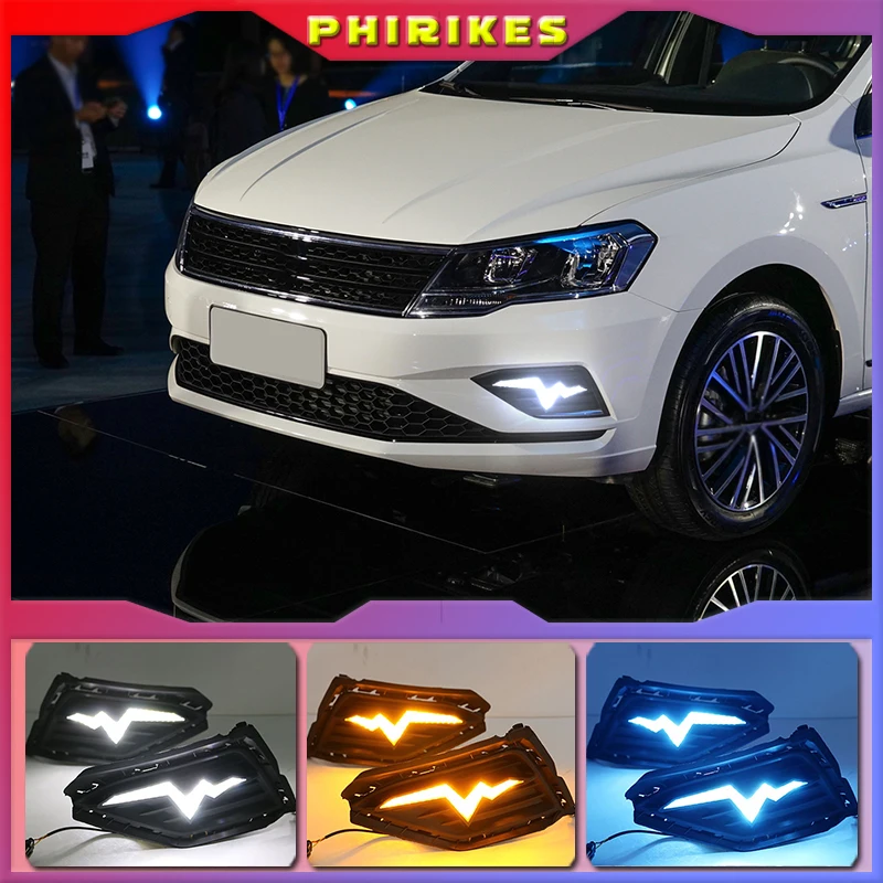 

For Volkswagen VW Jetta 2017-2019 driving LED DRL Daytime Running Light Daylight Fog lamp