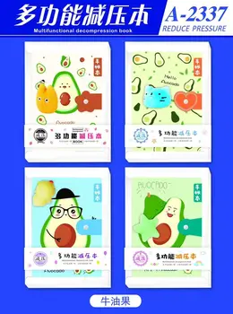 

Small Number 70 Hands Notebook Avocado Hand Account Book Cover Mixed Hair