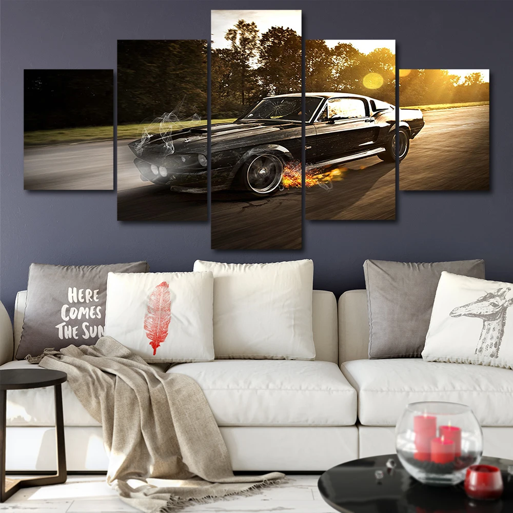 5 шт. декоративные постеры для украшения стен автомобиля | Дом и сад