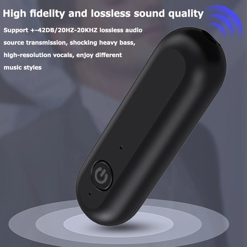 Bluetooth Receiver 5 0 HD Stereo Wireless Audio Adapter Support Microphone 3 5mm AUX Music Adapter for Headphone Speaker