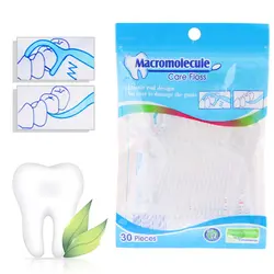 30 шт Oral резинки зубочистка уход за шелковая нить зубные нити Пластик зубочистки T4MB