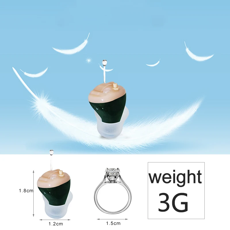 Hearing Aids V40 audifonos 6-Channels Mini Tune Digital Sound Amplifier for Elderly Portable Invisible Hearing Aid Dropshipping 5