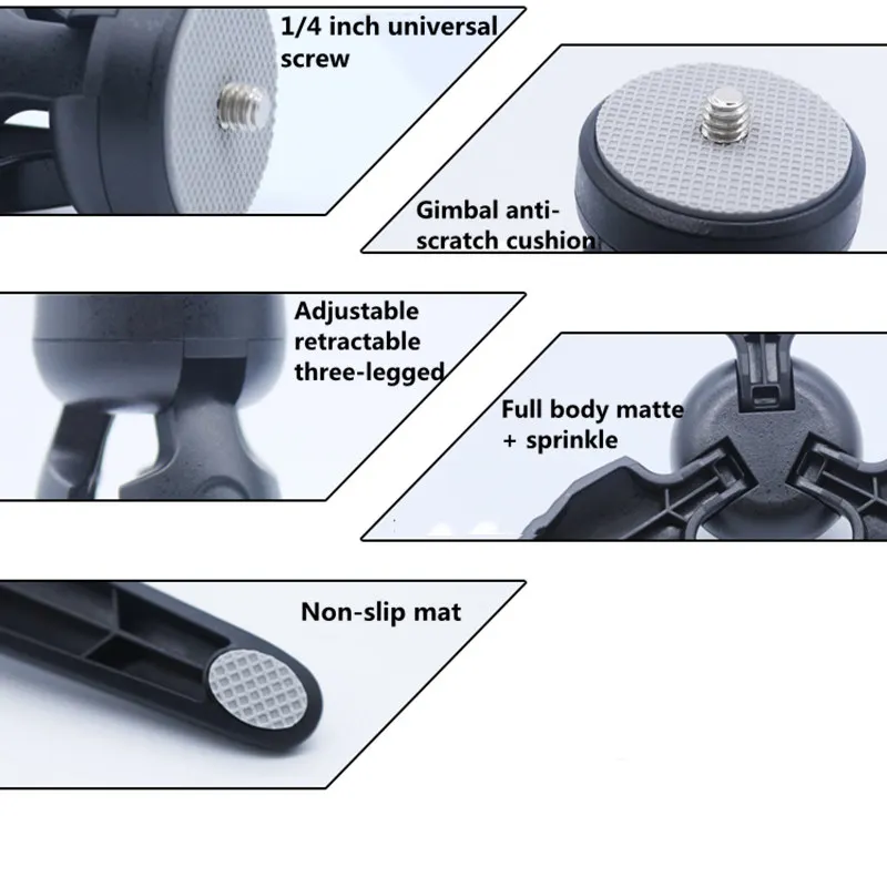 Desktop Tripod for DJI OSMO Mobile 2 Handheld Gimbal Phone Stabilizer Holder Stand Base with 14 inch Universal Screw-3