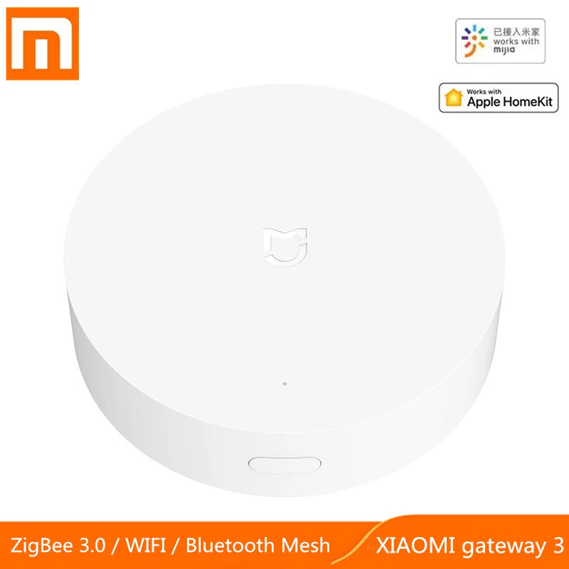 Xiaomi новейший многомодовый Умный домашний шлюз WIFI ZigBee Bluetooth сетчатый концентратор Работает с приложением Mijia Apple Homekit Интеллектуальный домаш... Xiaomi новейший многомодовый Умный домашний шлюз WIFI ZigBee Bluetooth сетчатый концентратор Работает с приложением Mijia Apple Homekit Интеллектуальный домаш...
