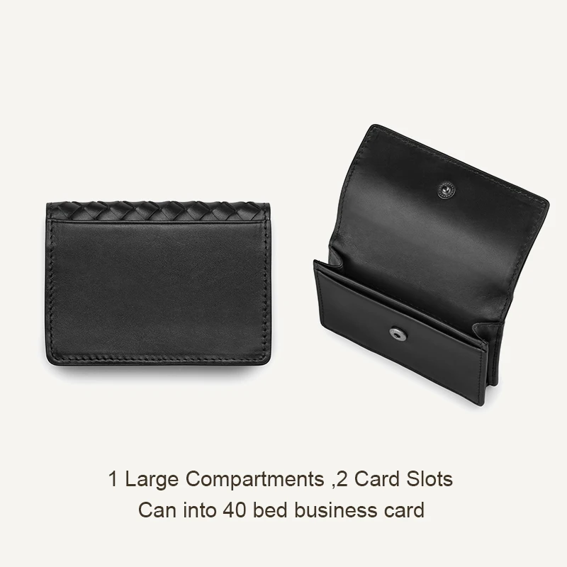 Men's Leather Name Card Holder 100% Cowhide Women's Certificate Credit Card Holder Simple Business Luxury Brand Design 2021 New