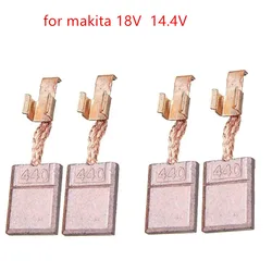 2 pairs Carbon Brushes MAKITA 194427-5 CB 440 18V 14.4V CB440 TD134D BFS440 194159-4 195021-6 CB-448 CB-436 CB-440 BDF445