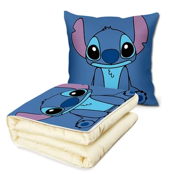 

IVYYE Stitch Angel Anime Customized Foldable Quilt Summer Decoration Bed Home Throw Pillow Air Condition Blankets Unisex NEW