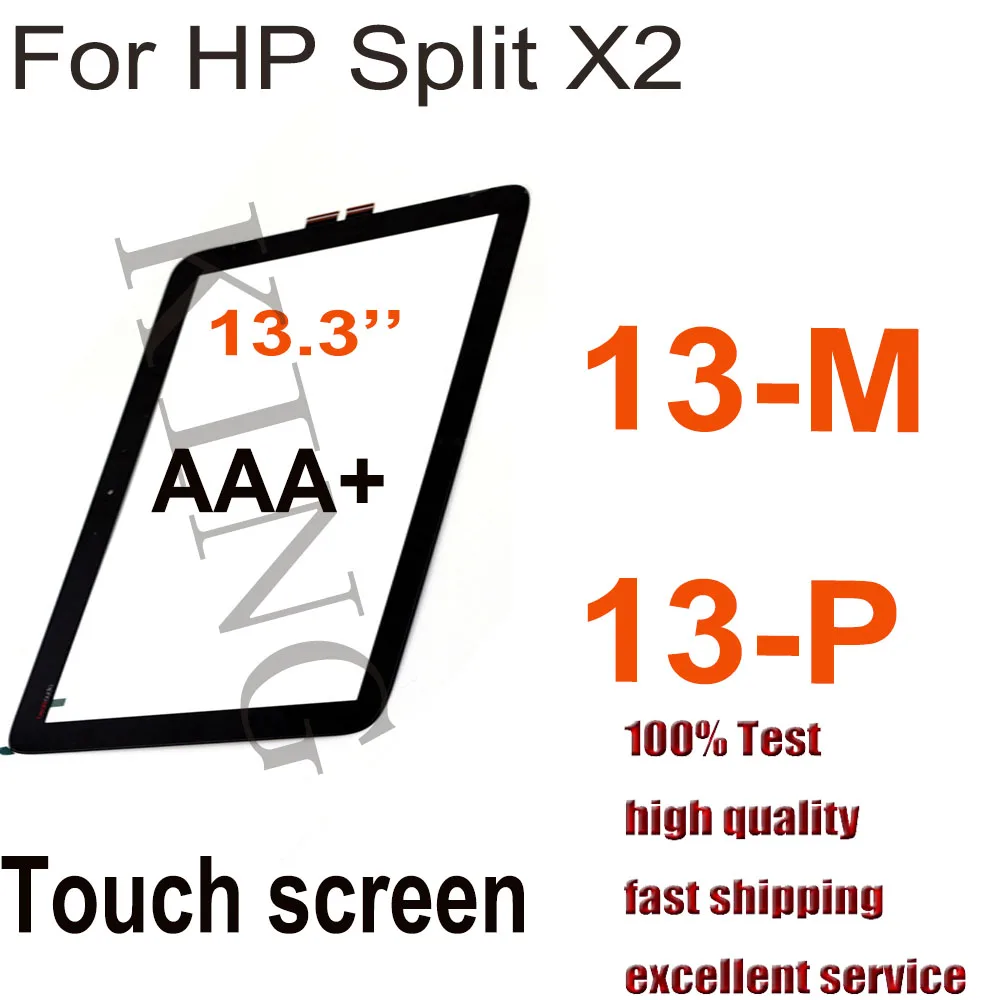 13.3 ''Touch Per Hp Split X2 13-M 13M /Pavilion X2 13-P 13P Touch Screen Digitizer Screen Sostituzione Del Pannello In Vetro