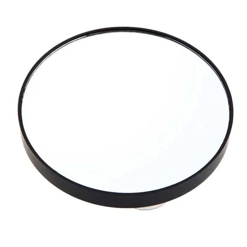 1pc 5/10 / 15X Bathroom Suction Magnifying Mirror Shaving Travel Bathroom Shower Suction Cup Beauty Makeup Mirror Black