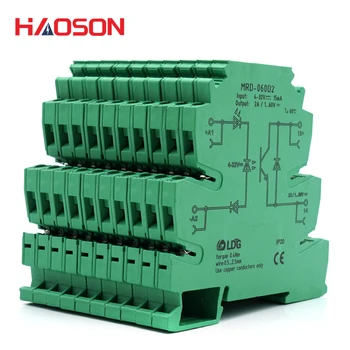 

10pcs/lot MRD-060D2 Solid State Relay Module 2A DC Controlled 24V Ultra-thin Port relay,Input 2A: 5V 12V 24V DC AC SSR ternimal