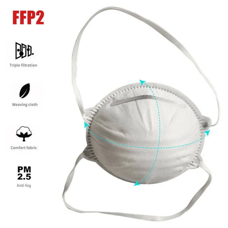 

Reusable KN95 Mask - Without Valved Face Mask N95 Protection Face Mask FFP1 FFP2 Mouth Cover Pm2.5 Dust Masks 5 Layers Filter