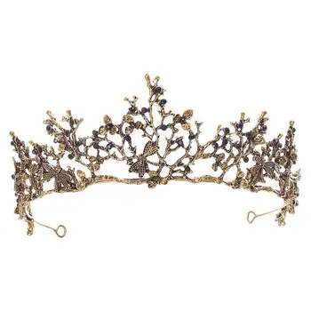 

1PC Baroque Retro Crown Bridal Wedding Crown Wedding Dress Headband Adult Birthday Crown Delicate Crown Decor